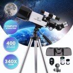 Luxe Monoculaire Telescoop - Sterrenkijker - Astronomie - Beginners & Gevorderden - 340x vergroting - Draagtas - Telefoonhouder - Maanfilter - Zoeker - Afstandsbediening - Waterproof