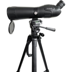 Nedis Spotting Scope | Vergrotingsbereik: 20-60 | Diameter objectieflens: 60 mm | Gezichtsveld: 38 m | Dioptrische correctie | Inclusief reistas | Zwart