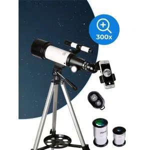 Nuvance - Telescoop - 300x Vergroting - Sterrenkijker Volwassenen / Kinderen - Inclusief Statief en Draagtas - Astronomie en Sterrenkunde - Nachtkijker