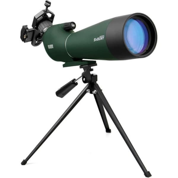 Svbony SV28 - Spotting Scope - 20-60x80 BAK4 Prism - MC Optics Monoculaire Telescoop - Groot oculair met statief -Telefoonadapter -Spotting Scope voor vogels kijken