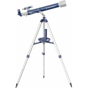 Bresser Junior Telescoop - 60/700 Blauw/Grijs - Incl. Koffer en Statief - Geschikt voor Kinderen