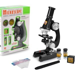 Kiddy's Speelgoed Kindermicroscoop 100X-450X - Microscoop voor kinderen - Laboratorium Educatief Speelgoed voor uw Kind - Kinder microscoop