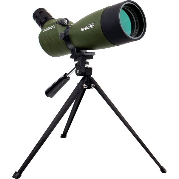 Svbony SV14 - Spotting Scope - 20-60x60 Compact Draagbaar - Monoculair Monoculair BAK4 - Prism FMC - Optica Waterafstotend - Telescoop - Vogels kijken
