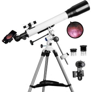 Telescoop - Verstelbaar Statief - Sterrenkijker - 70x zoom - Wit