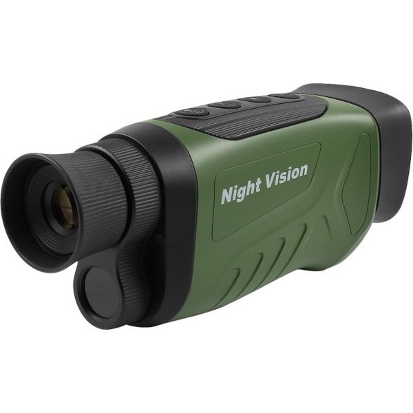 Nachtkijker met infrarood en 2 Inch scherm - Nachtcamera met 6x Optische en 8x Digitale zoom - Geschikt voor dag en nacht - incl. beschermhoes en kaartlezer