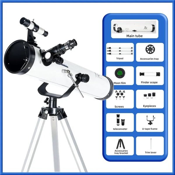 583x Astronomische Telescoop - Professionele Fijn Verstelbare Statief - Sterrenkijken - Maankijken - Alle Leeftijden