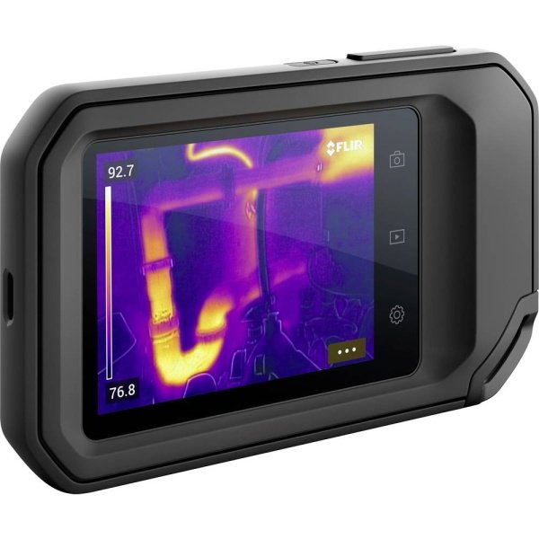 FLIR C3-X Compact Warmtebeeldcamera -20 tot 300 °C 8.7 Hz MSX, WiFi, Geïntegreerde digitale camera, Tot 2 m valveilig, Geïntegreerde LED-lamp