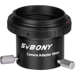 SVBony - SV186 - Scope Camera Adapter - Volledig Metaal - Telescoop Spotting Scope - Adapter Monteren - T Ring Adapter - (35-38mm) - Accessoires - Telescoop Accessoires - Foto Adapters