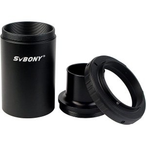 SVBony - Telescoop Camera Adapter - 1.25" - M42 - T2 - T-ring Adapter - Aluminium - T2 Adapter - Geschikt voor Nikon - Telescoop Accessoires - Foto Adapters