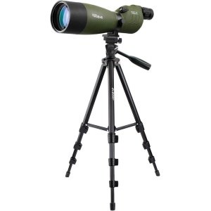 Svbony SV17 Spotting Scope - 25-75x70 Rechte Spotting Scope met Statief - Bak4 Prism FMC Spotting Scope voor Schieten - Boogschieten - Jagen - Vogels kijken - Maan (Groen)