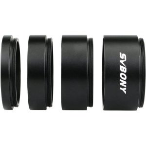 SVBony - M42x0.75 - Verlengbuis Adapter - 5mm - 10mm - 15mm - 20mm - T2 Verlengbuis - Geschikt voor Verlenging Brandpuntsafstand - Astrofotografie - Accessoires - Telescoop Accessoires - Filters