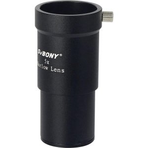 Svbony Barlow Lens 5x,1.25 - Multi-coated Metal - 5x Barlow Lens Telescoop - Accessoires voor Telescoop Oculair