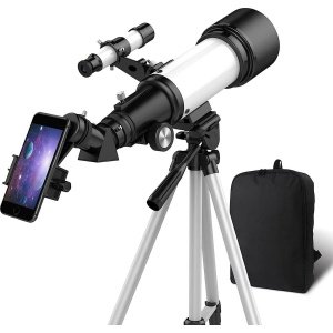 Telescoop voor Volwassenen - Multi-Coated Lens - Astronomie Verrekijker voor Sterrenkijken - 20x-40x Vergroting - Verstelbaar Statief - Compact en Draagbaar Ontwerp